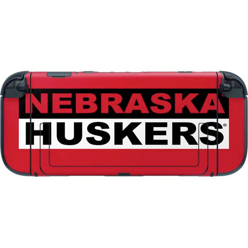 University of Nebraska Red Huskers Nintendo Switch 2 (2025) with Joy-Con Skin